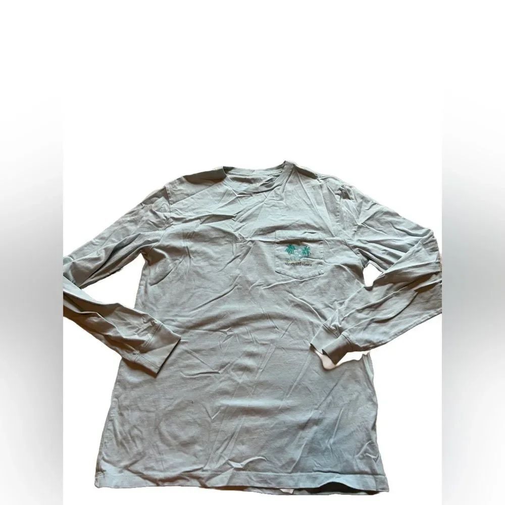 Men’s Vineyard Vines Every Day Should Feel This Good Long Sleeve Pocket Tshirt